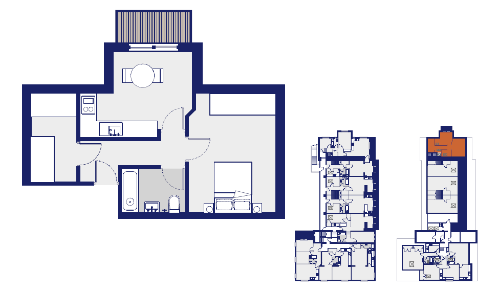 Apartment 12, The Pinewood, Laburnum Road, Douglas Floorplan