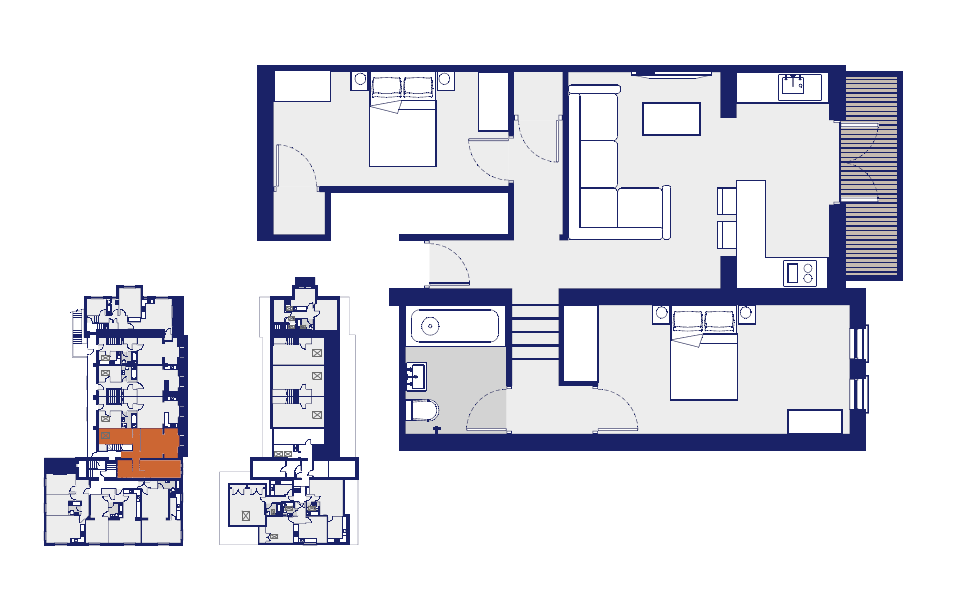 Apartment 4, The Pinewood, Laburnum Road, Douglas Floorplan