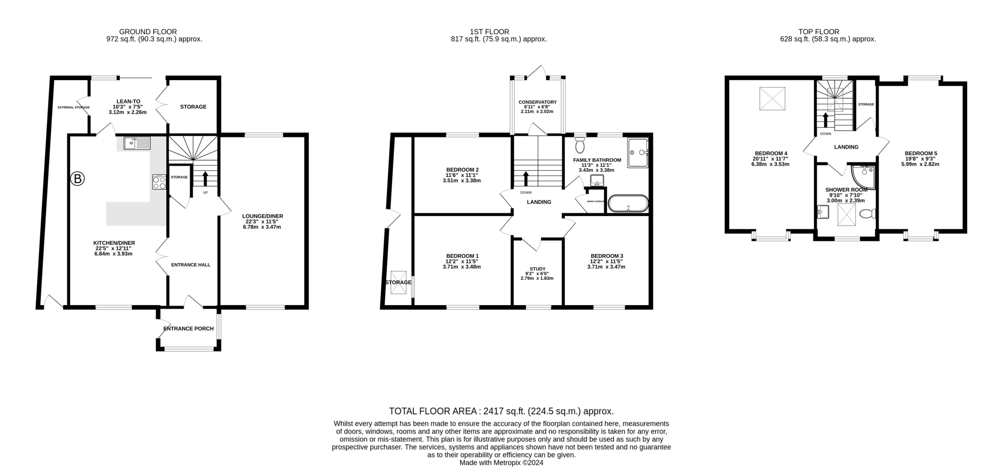 Bay View, South Cape, Laxey Floorplan